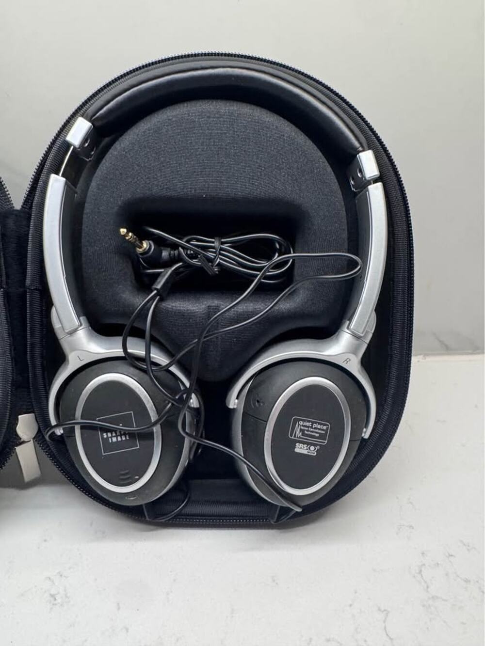 The Sharper Image Quiet Place Active Noise Cancelling Headphones